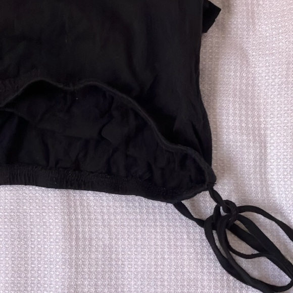 Gentle Fawn black long tank top with embroidery - Picture 4 of 10